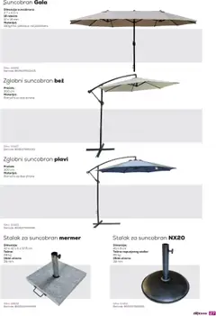Tri O katalog - važi od 10.02.2025 | Strana: 28 | Proizvode: Stalak za suncobran, Suncobran