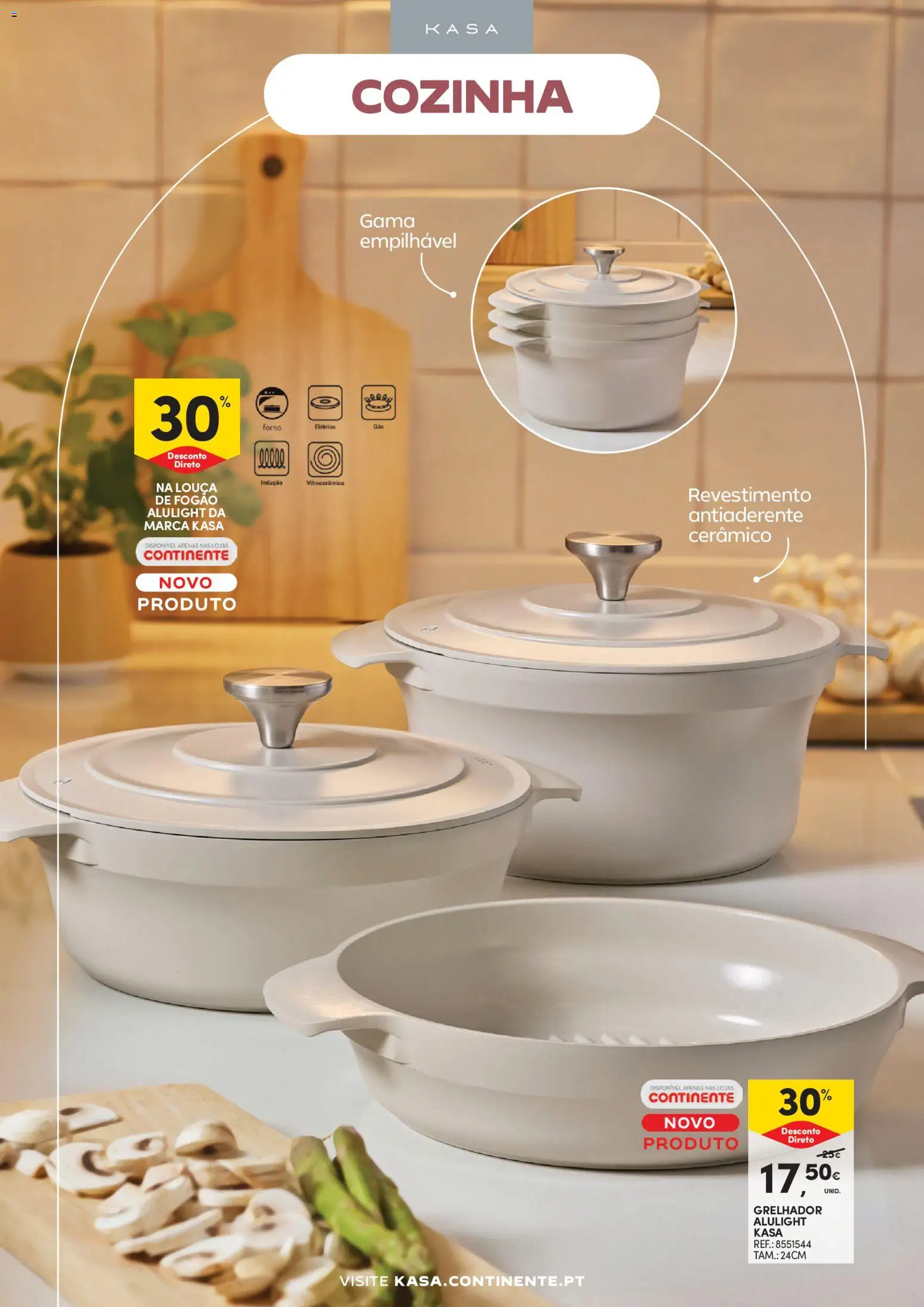 Continente - Tudo para a Casa │ válido de 24.02.2026 | Página: 8 | Produtos: Forno, Fogão