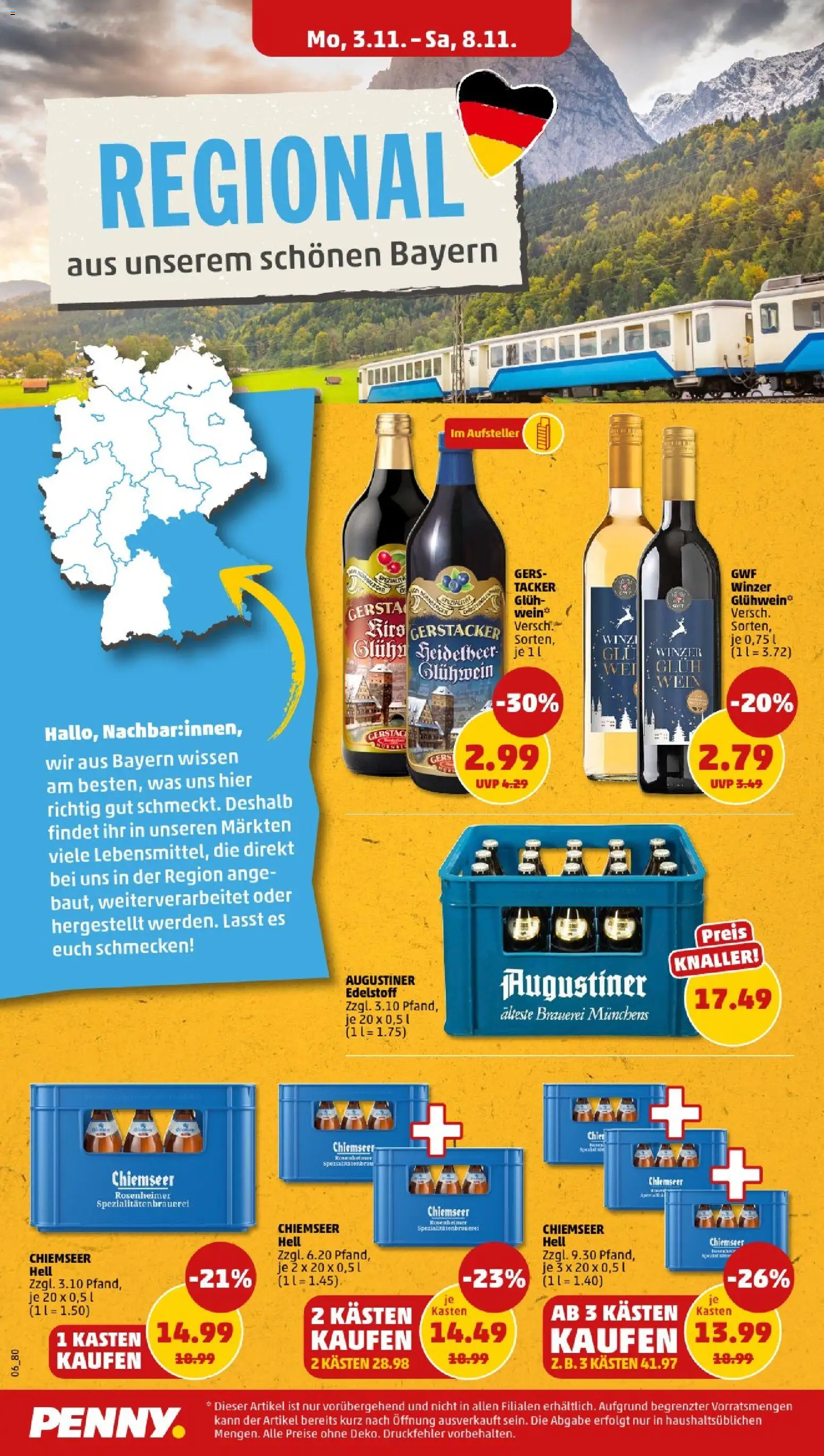 Penny - Bayern  – gültig ab 03.11.2025 | Seite: 8 | Produkte: Wein