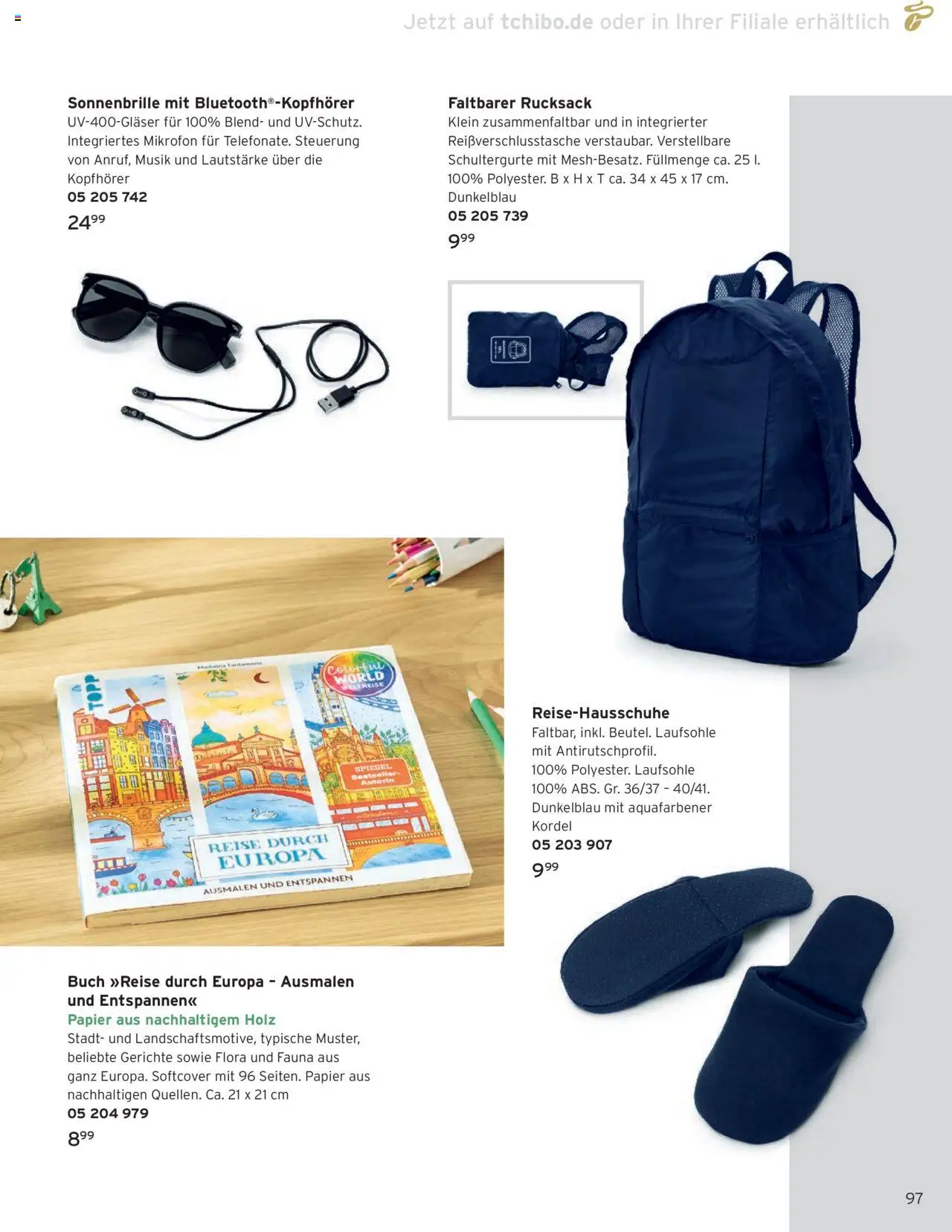 Angebote Tchibo - gültig ab dem 01.05.2025 | Seite: 97 | Produkte: Mikrofon, Spiegel, Rucksack, Kopfhörer