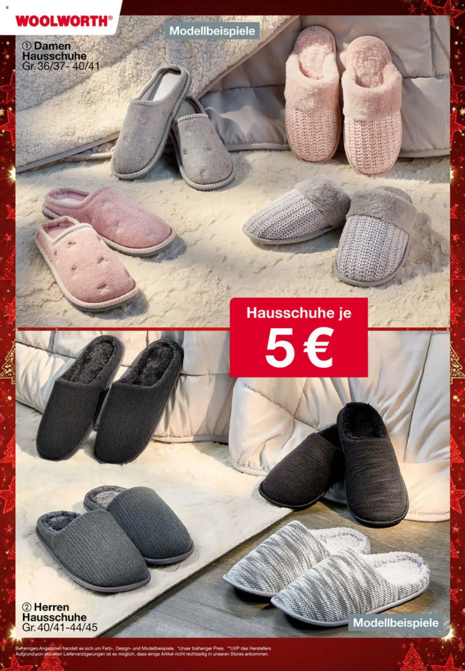 Woolworth Unser neuer Prospekt  – gültig ab 31.10.2025 | Seite: 22 | Produkte: Hausschuhe