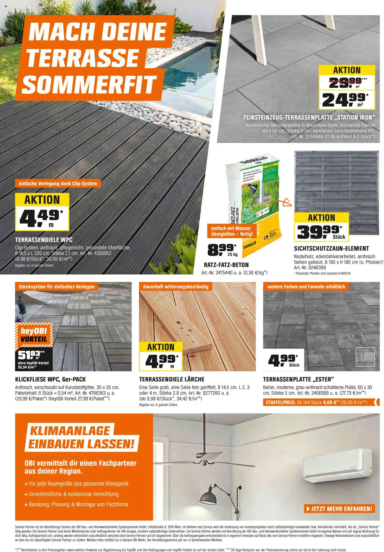 OBI Flugblatt gültig ab 26.03.2026 | Seite: 18 | Produkte: Wasser, Klimaanlage