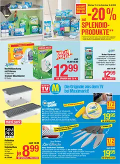 Maximarkt Flugblatt gültig ab 11.08.2025 | Seite: 15 | Produkte: TV