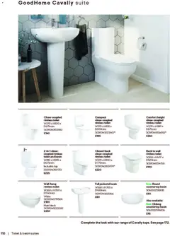 Preview of B&Q - Bathrooms valid from 16.12.2025 | Page: 110 | Products: Toilet