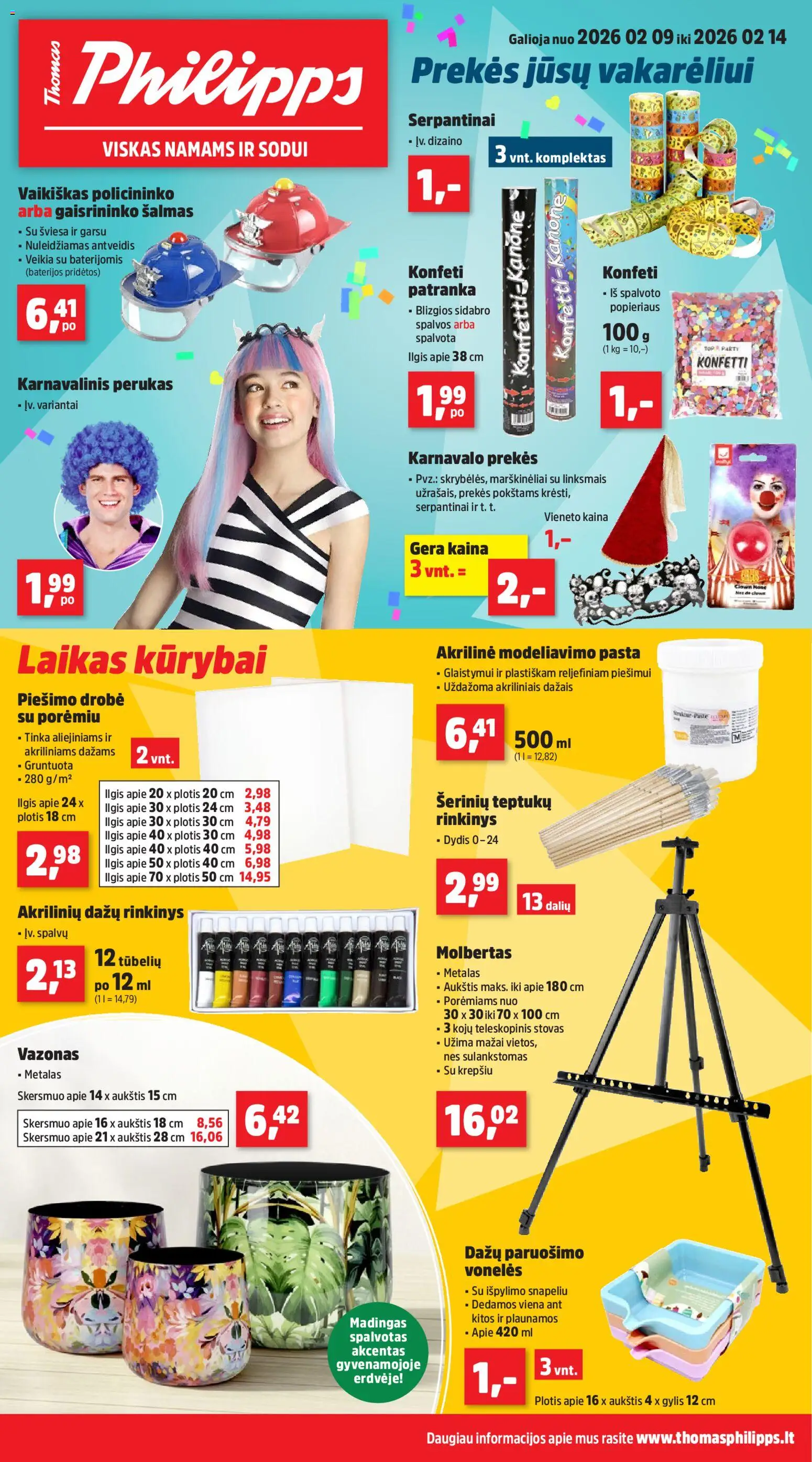 Thomas Philipps akcijos nuo 09.02.2026 | Puslapis: 1