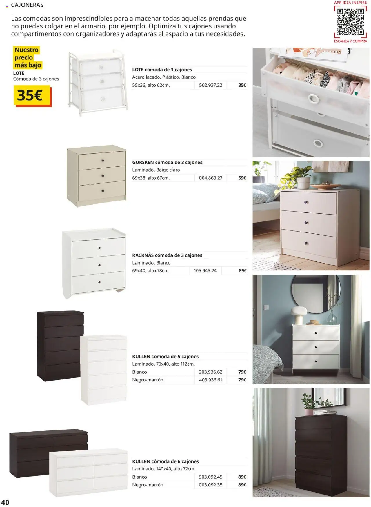 Catálogo IKEA Muebles para el dormitorio │ válido desde el 01.09.2025 | Página: 40