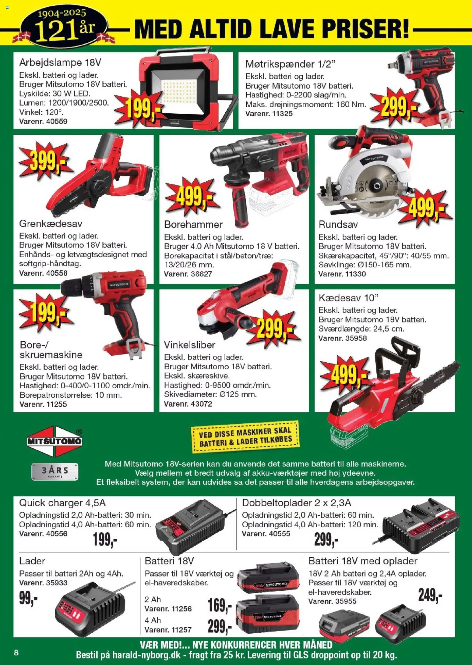 Harald Nyborg tilbudsavis – gyldig fra 18.12.2025 | Side: 8 | Produkter: Batteri