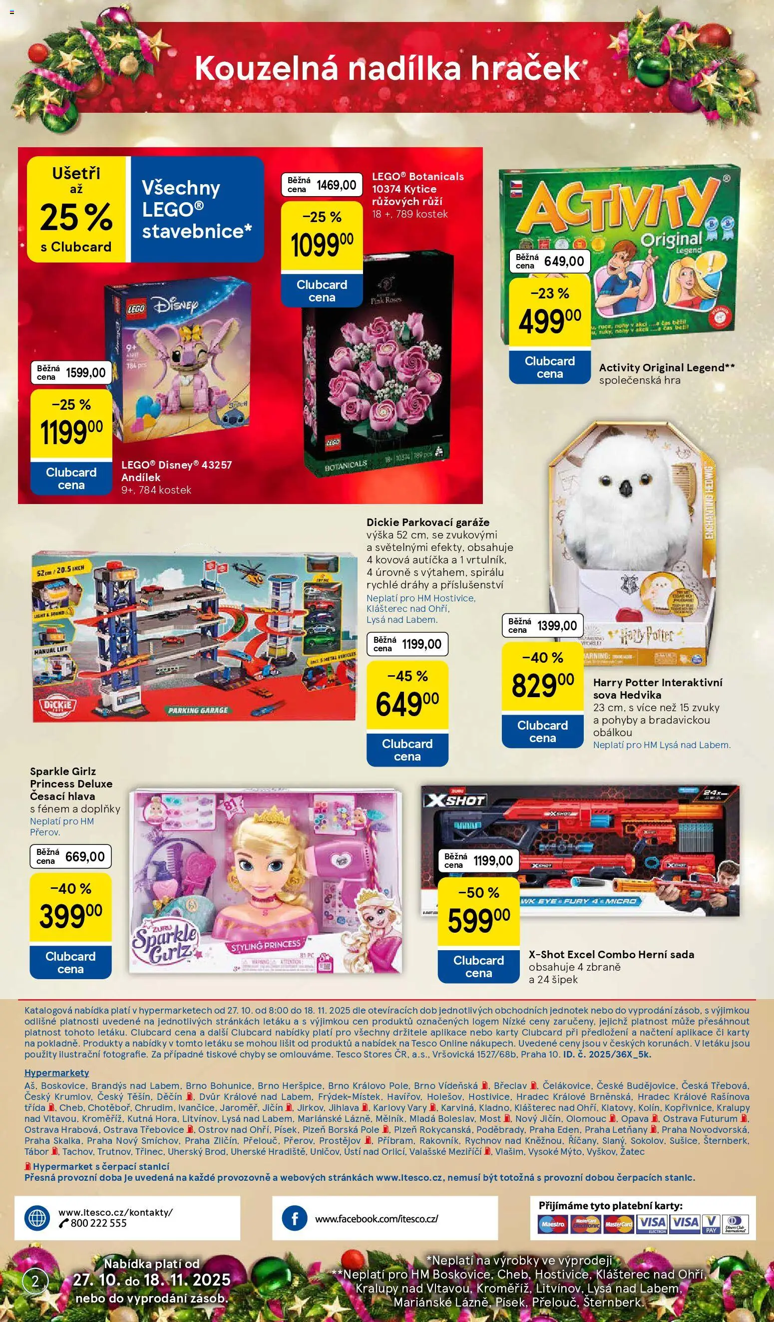 Tesco katalog od 27.10.2025 | Strana: 2 | Produkty: Hra, Deluxe, Kytice, Harry Potter