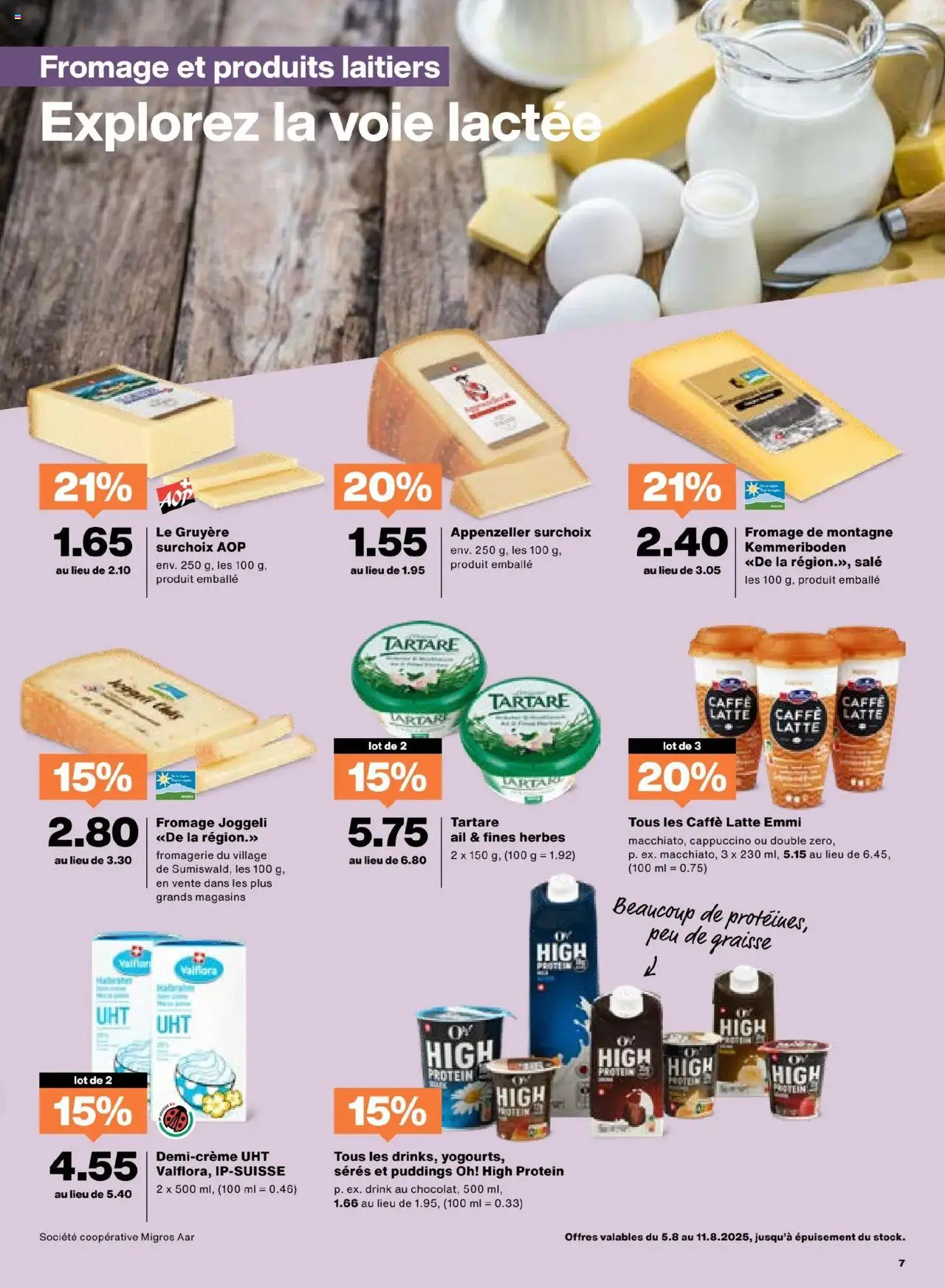 Migros - Magazin FR ab 05.08.2025 | Seite: 7
