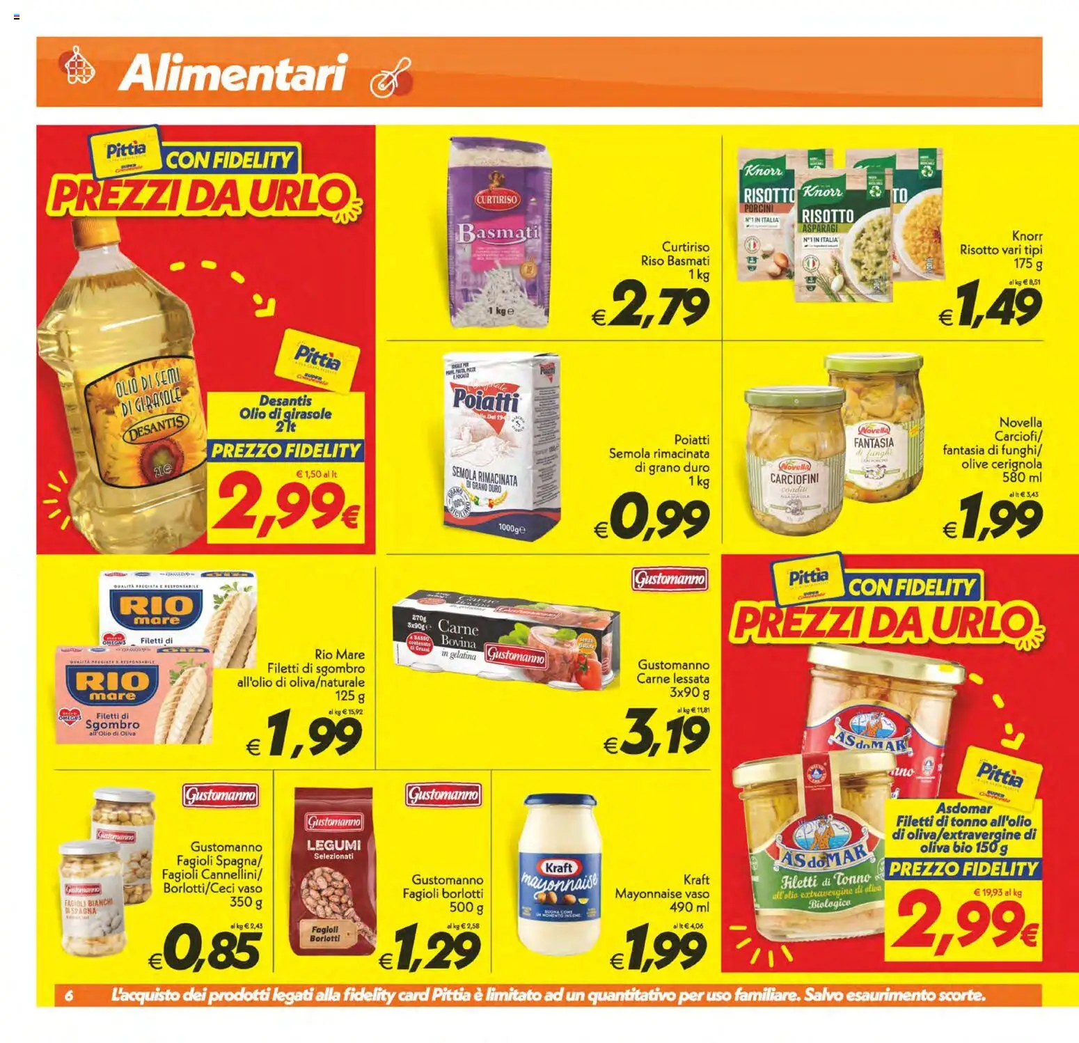 Volantino SuperConveniente del 23.01.2026 | Pagina: 6 | Prodotti: Fagioli, Olive, Vaso, Olio di Oliva