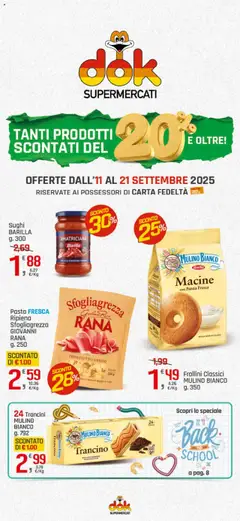 Anteprima del volantino Volantino DOK	 valido a partire dal 11.09.2025