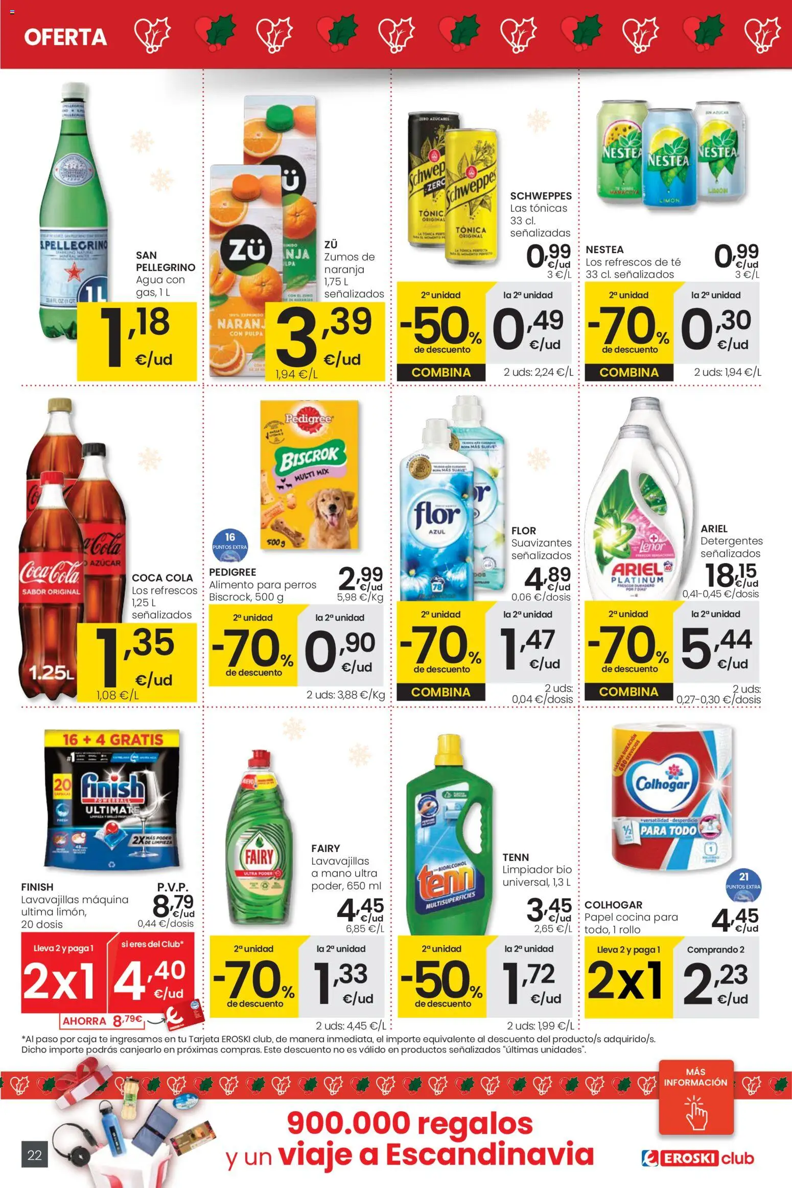 Eroski - Navidad │ válido desde el 18.12.2025 | Página: 22 | Productos: Té, Cocina, Lavavajillas, Caja