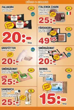 Nya Pulsen reklamblad aktuell från 11.08.2025 | Sida: 5 | Produkter: Sandwich, Falukorv, Salami, Skinka