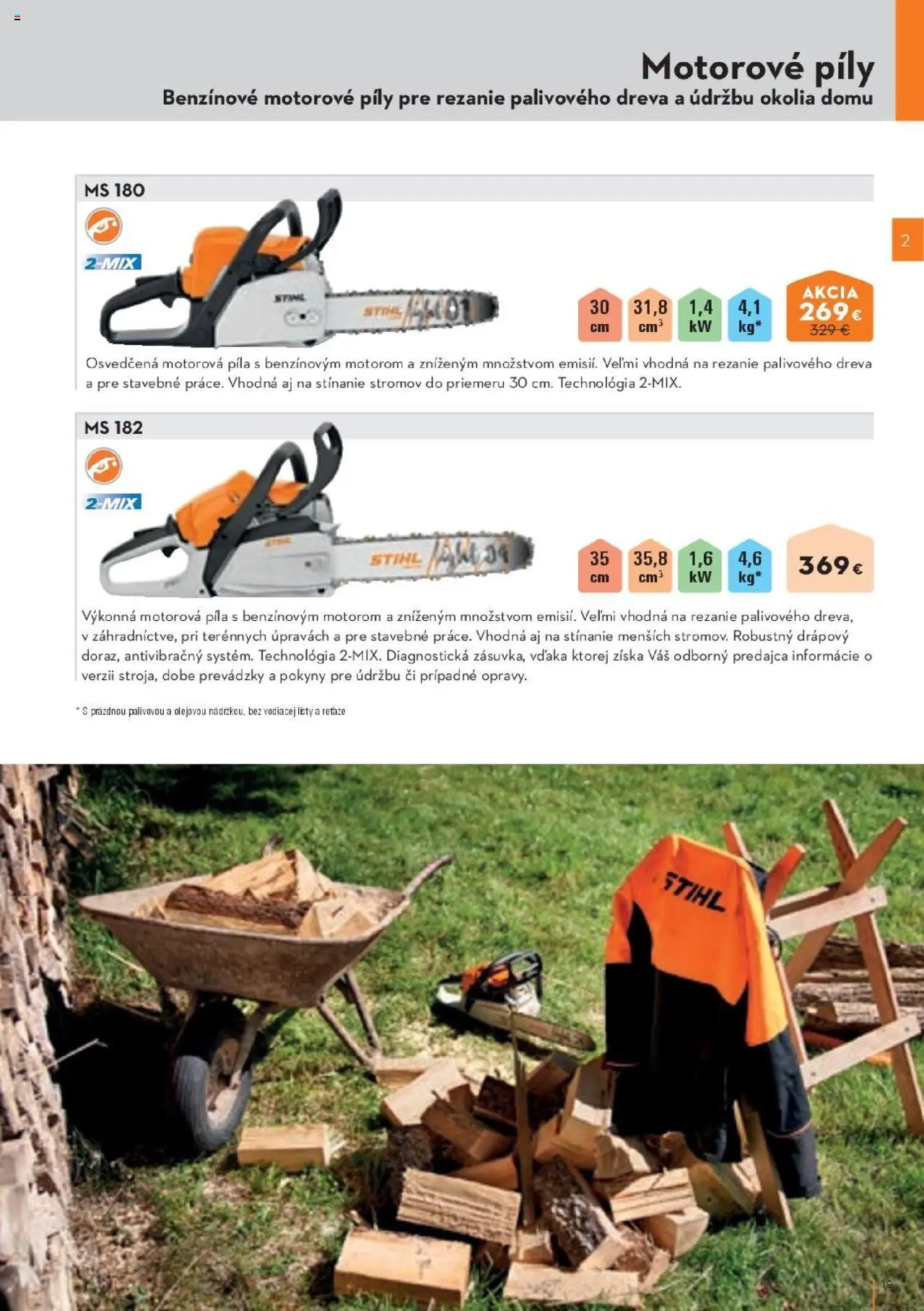Nové STIHL akcie – leták je platný od 29.09.2025 | Strana: 19 | Produkty: Motorová píla, Píla