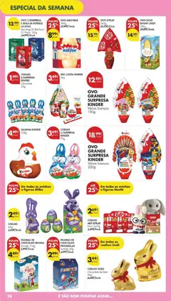 Pré-visualização OVO GOLD BUNNY LINDT, 195g válido de 10.03.2026 | Página: 32