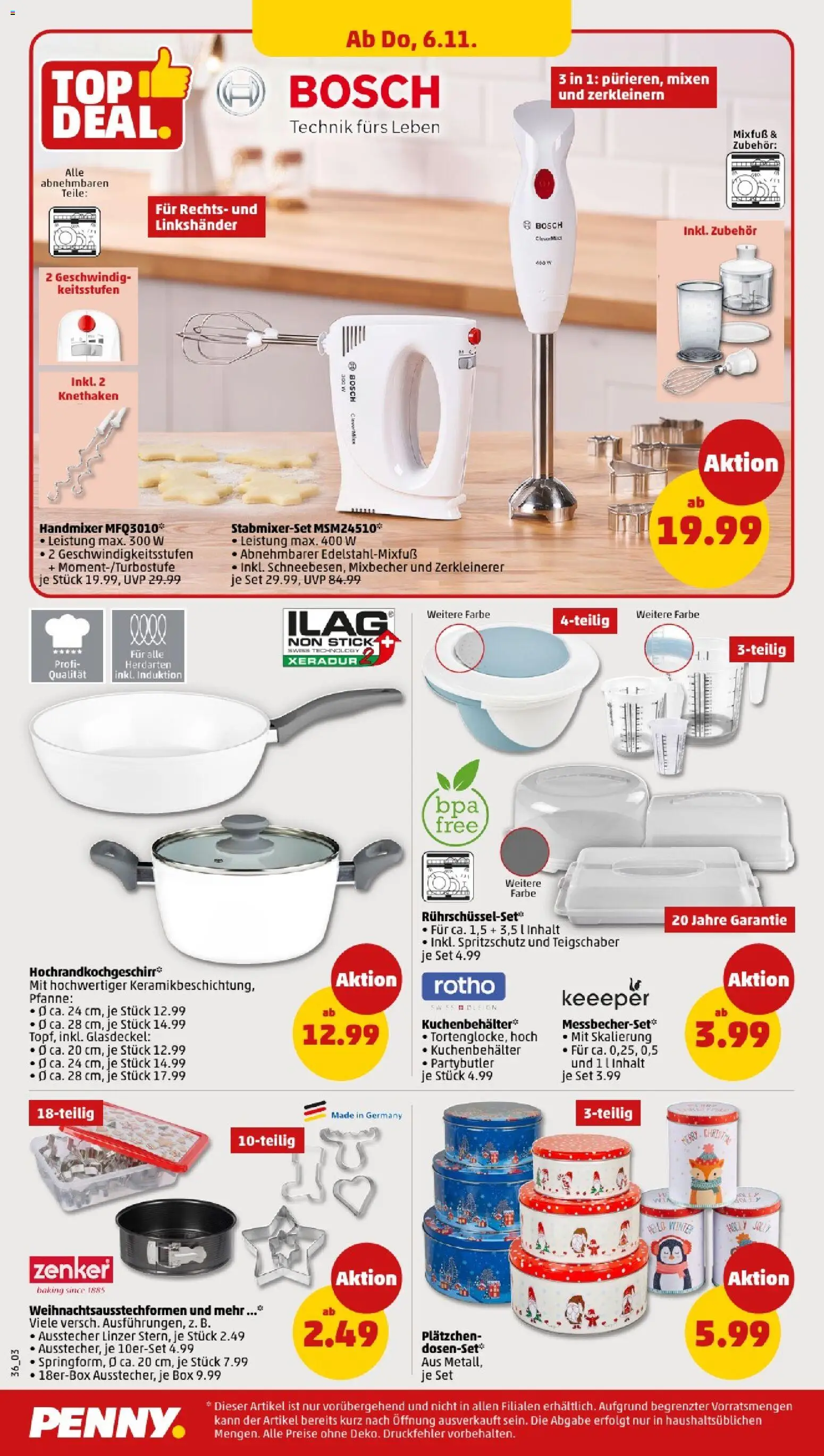 Penny - Hamburg – gültig ab 03.11.2025 | Seite: 34 | Produkte: Bosch, Box, Handmixer