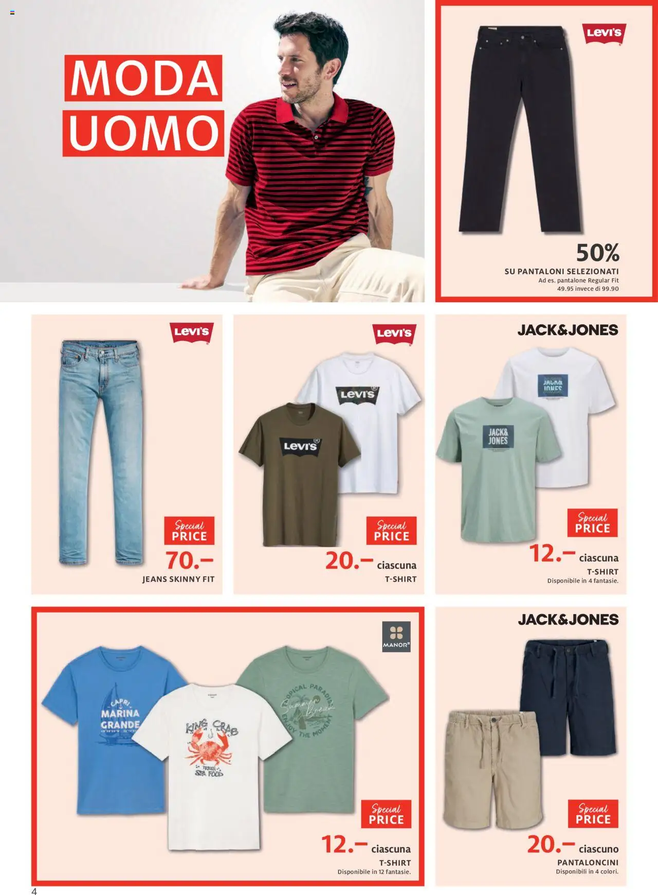 Manor Sale IT ab 24.06.2025 | Seite: 4 | Produkte: Jeans