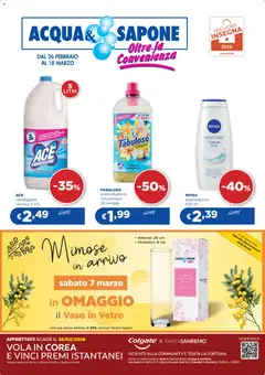 Anteprima del volantino Acqua e Sapone volantino Cesar S.p.A. Toscana e Umbria valido a partire dal 26.02.2026