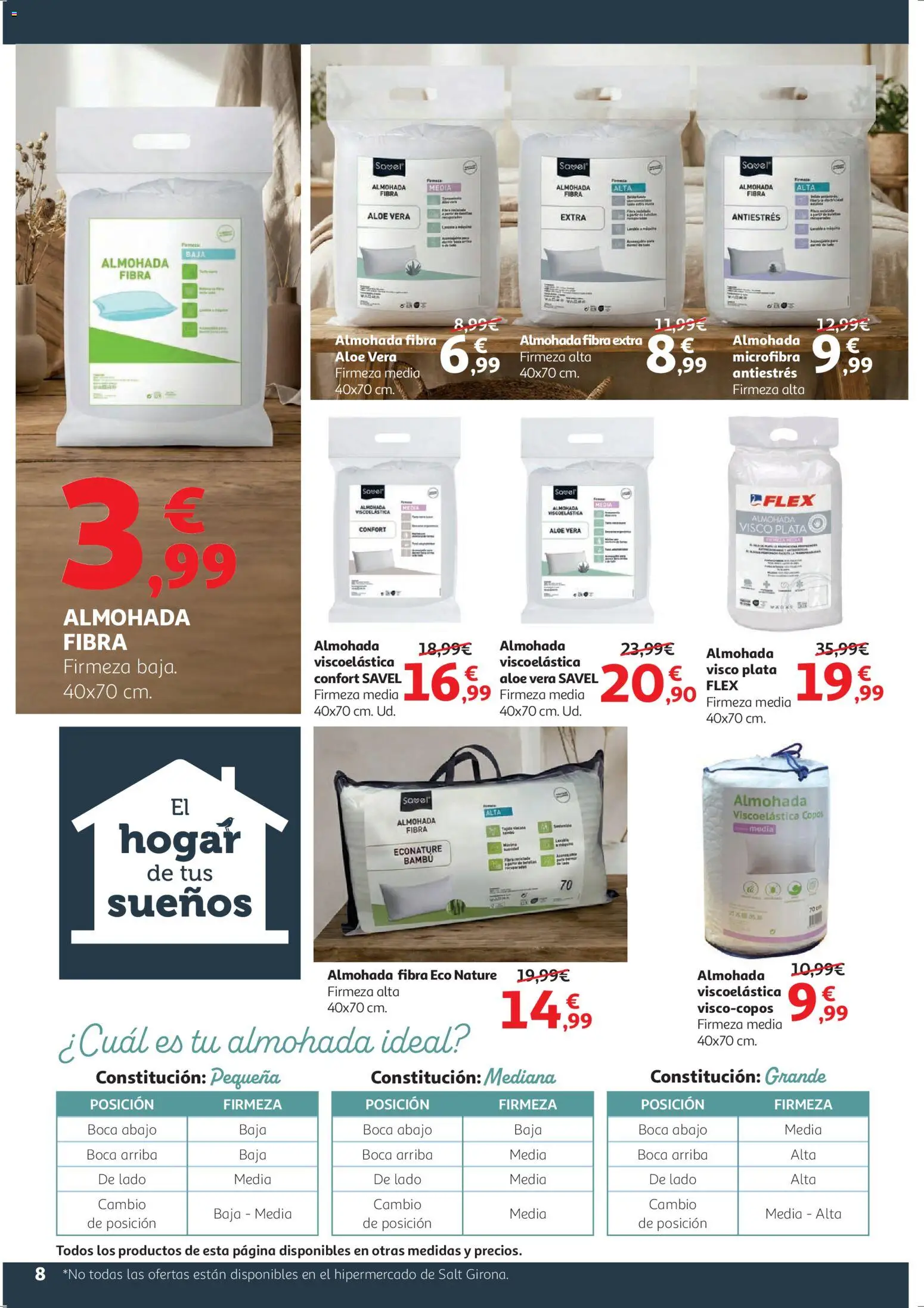 Alcampo - HP Cat │ válido desde el 09.01.2026 | Página: 8 | Productos: Copos, Almohada