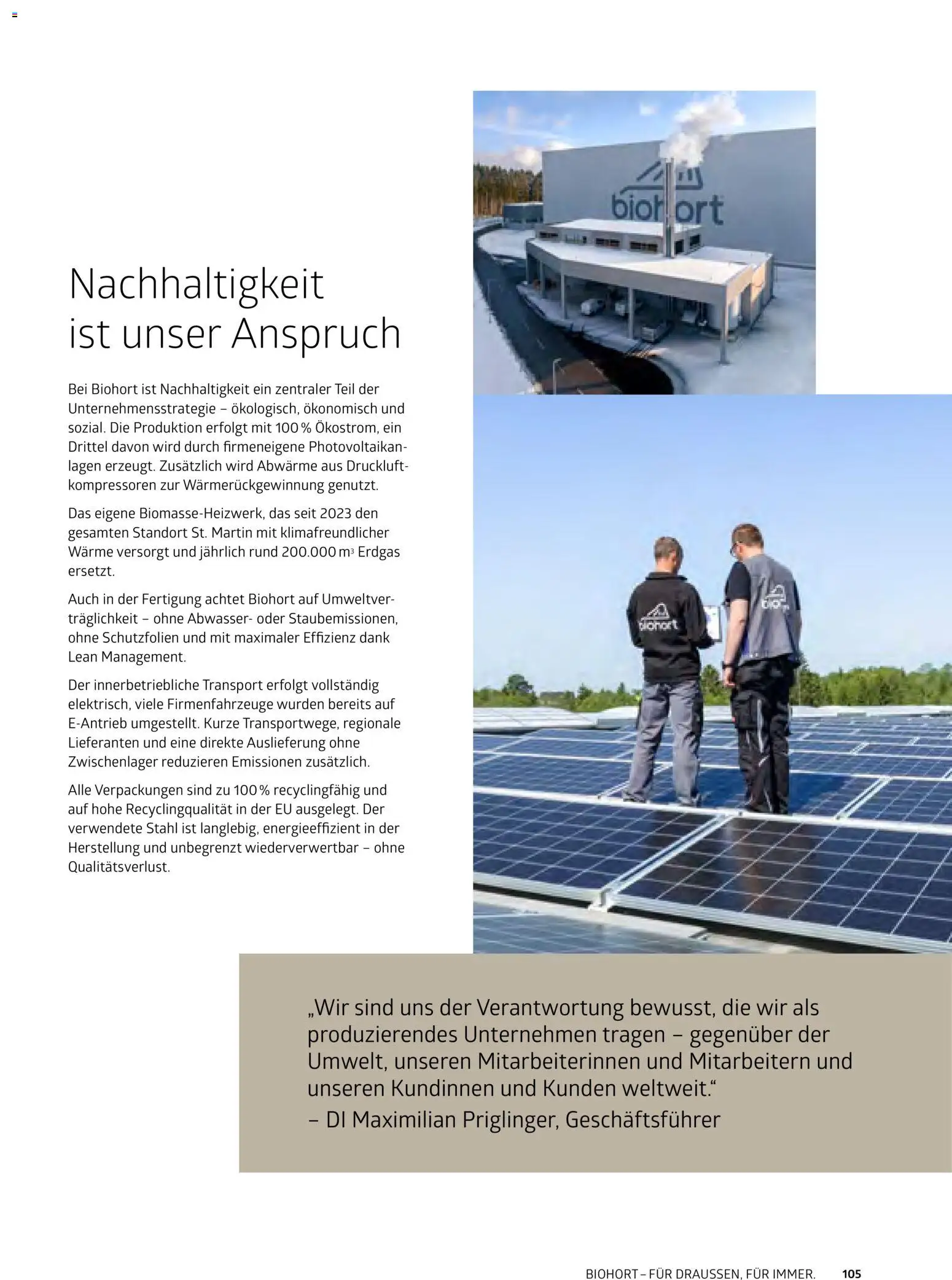 Dehner Biohort – Metall für Garten & Terrasse – gültig ab 01.01.2026 | Seite: 105