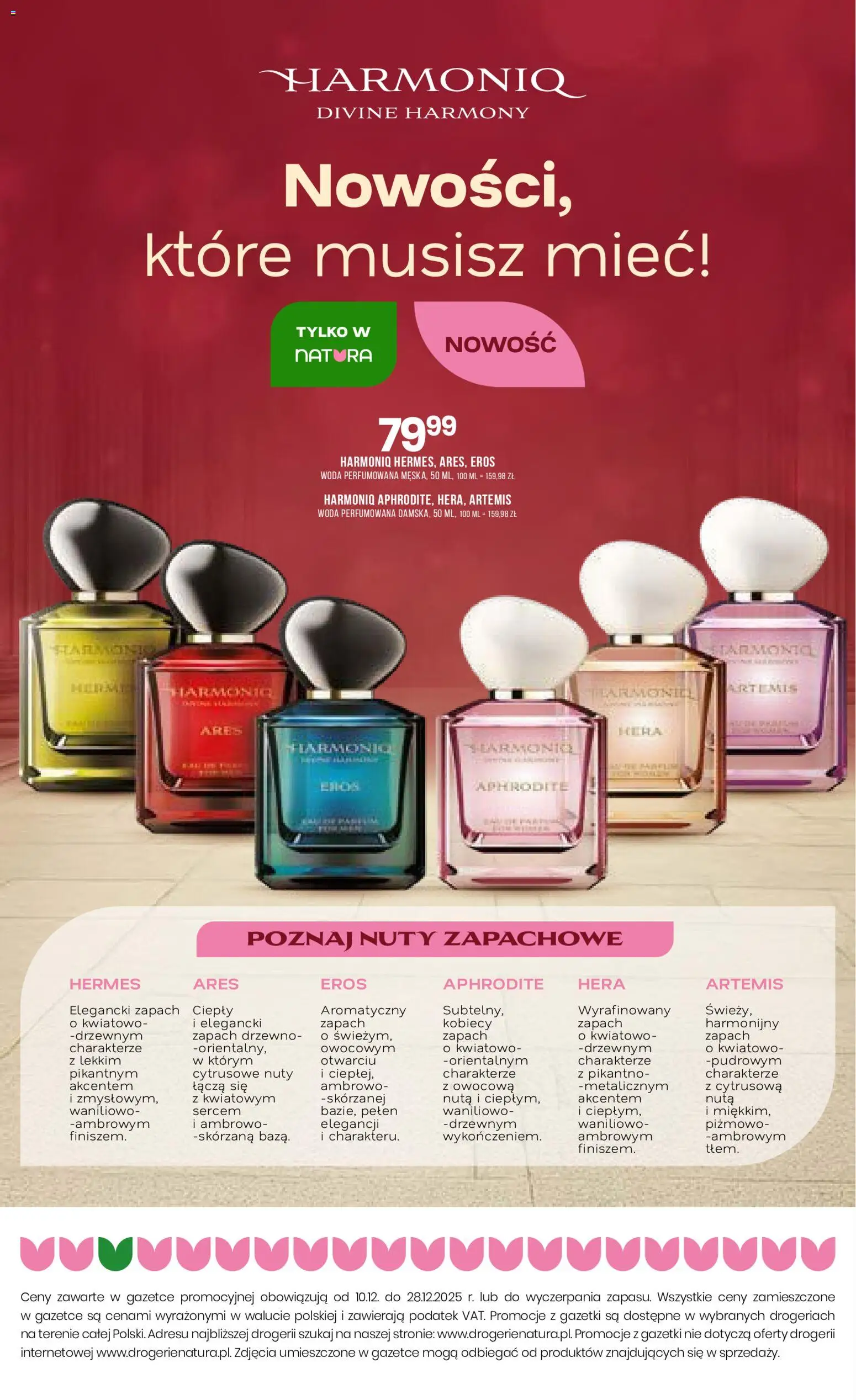 Drogerie Natura Gazetka od 10.12.2025 | Strona: 20 | Produkty: Zapach, Woda
