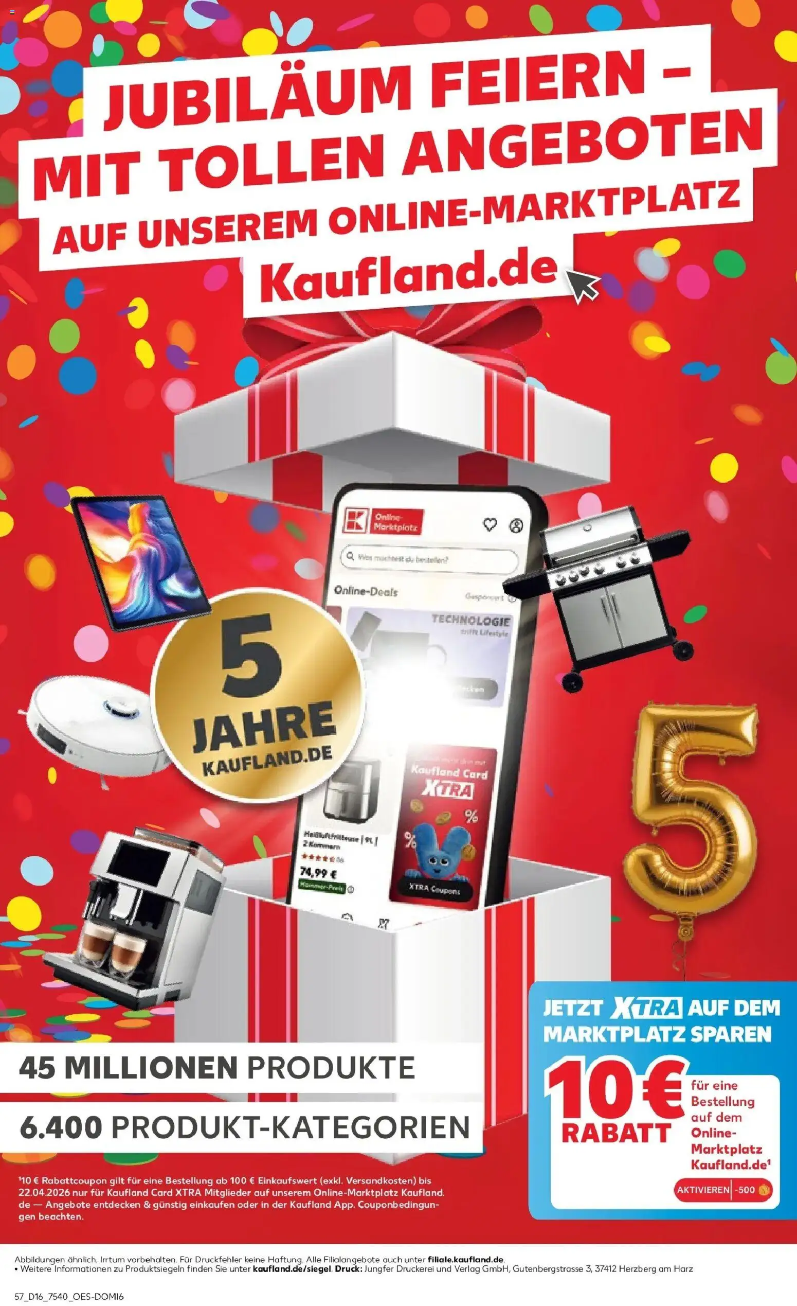 Kaufland Prospekt Dippoldiswalde	 – gültig ab 16.04.2026 | Seite: 57 | Produkte: Heißluftfritteuse