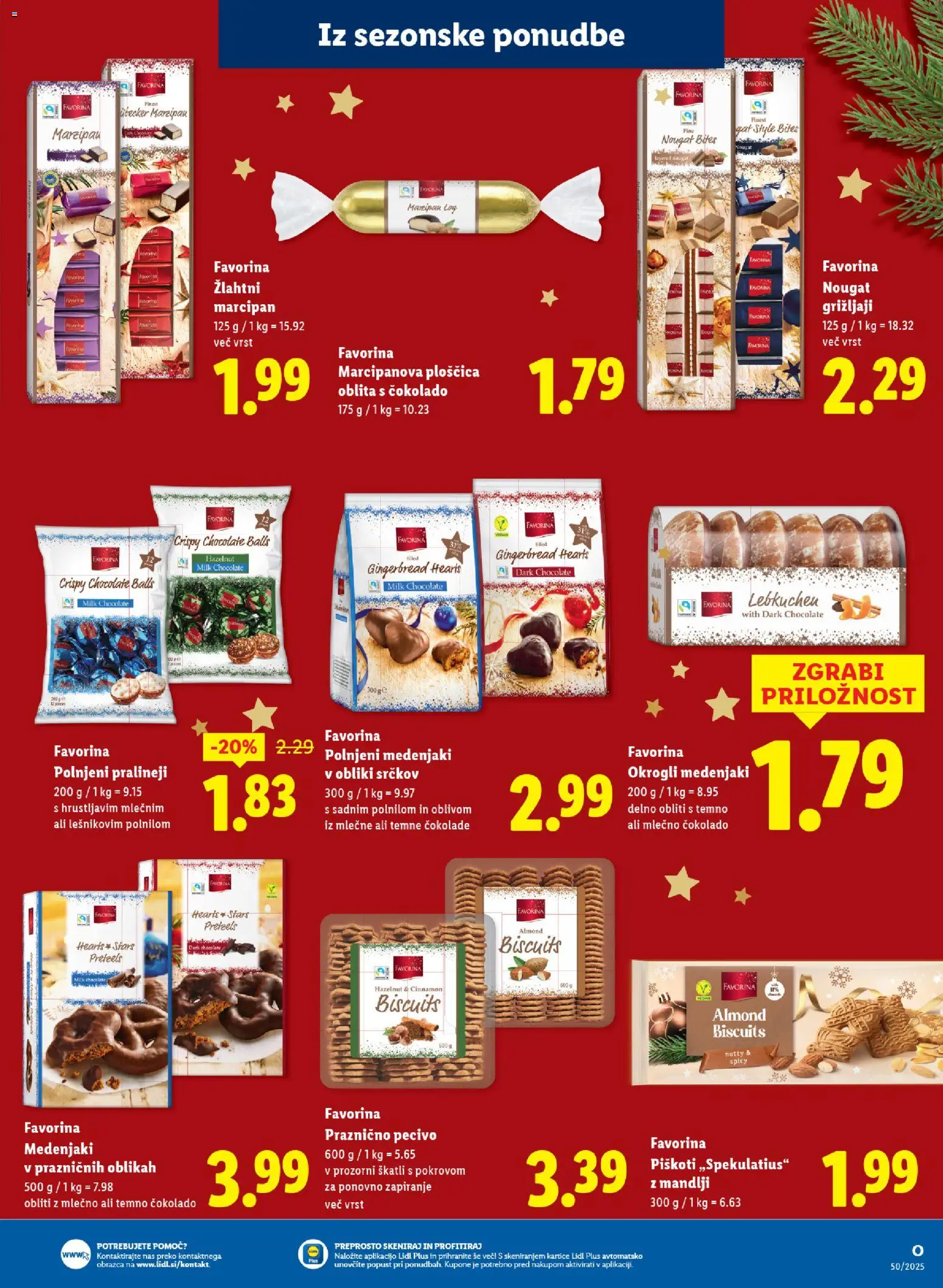 Novi Lidl katalog ponudbe – veljaven od 11.12.2025 | Stran: 19 | Izdelki: Mandlji, Piskoti