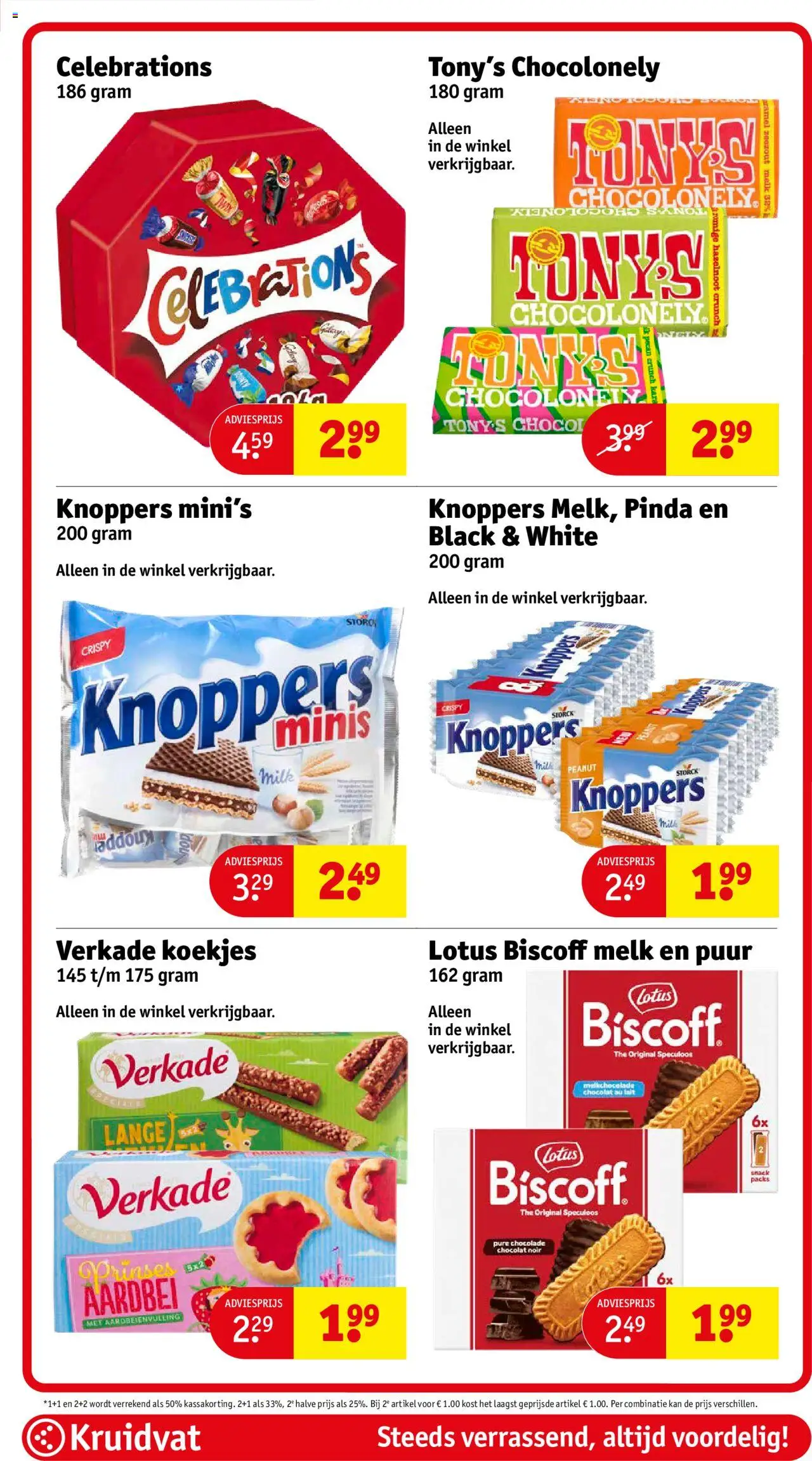 {H1} | Pagina: 88 | Producten: Chocolade, Kan, Koekjes, Aardbei