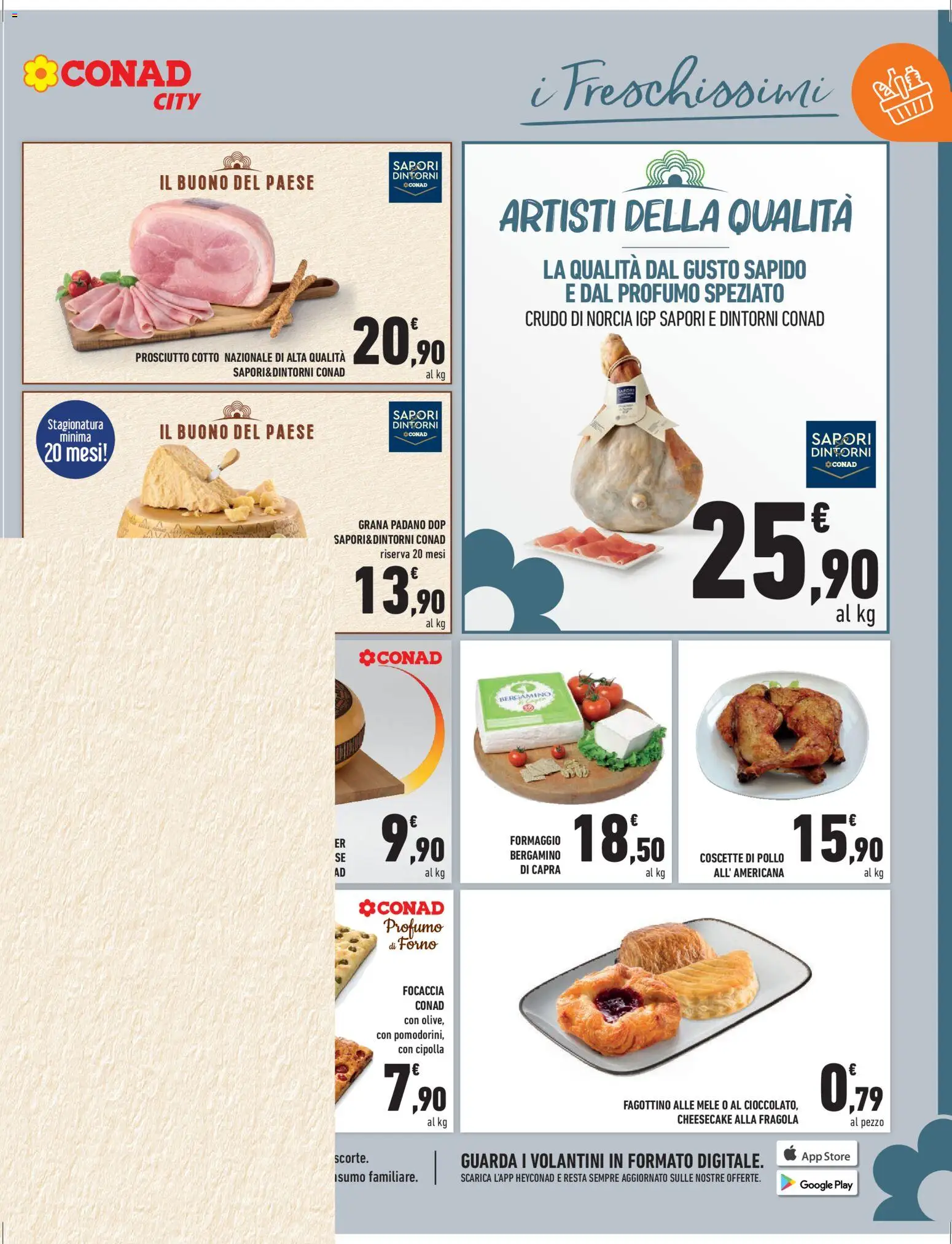 Volantino Conad del 24.04.2026 | Pagina: 11 | Prodotti: Prosciutto Cotto, Pollo, Formaggio, Prosciutto