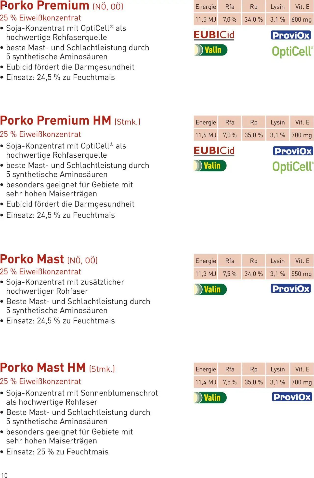 Lagerhaus  Schweinemast gültig ab 01.10.2025 | Seite: 10