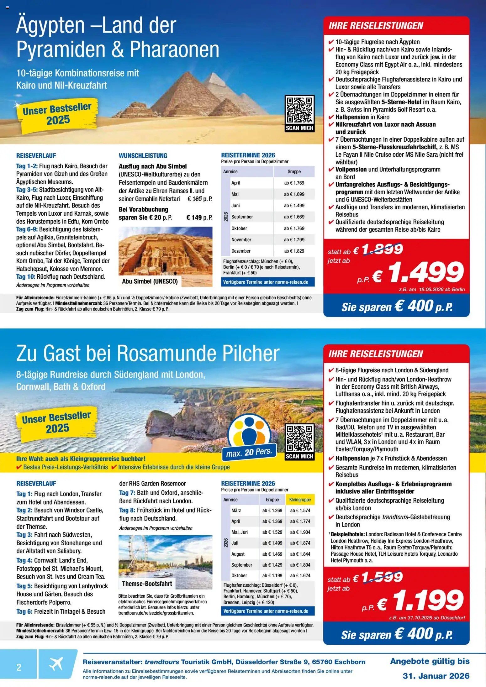 Norma Resien – gültig ab 01.01.2026 | Seite: 2 | Produkte: Telefon, TV