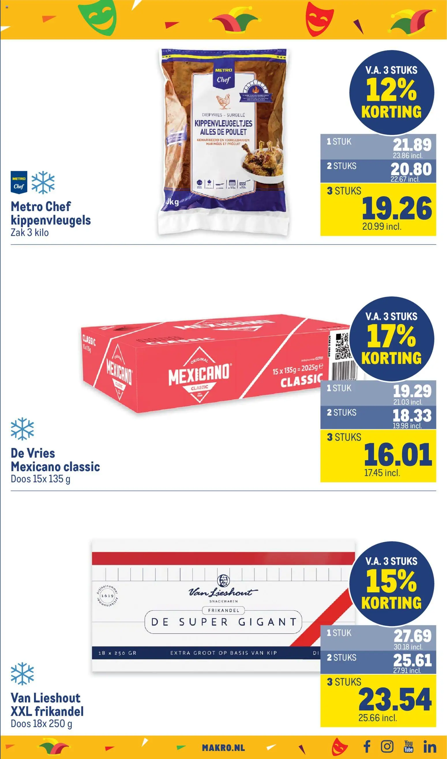 {H1} | Pagina: 7 | Producten: Kippenvleugels, Zak, Kip