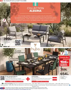 Carrefour - Prévisualisation de Carrefour Jardin là où la vie se cultive valide à partir de 24.03.2026 | Page: 26 | Produits: Table extensible, Canapé, Fauteuil, Table