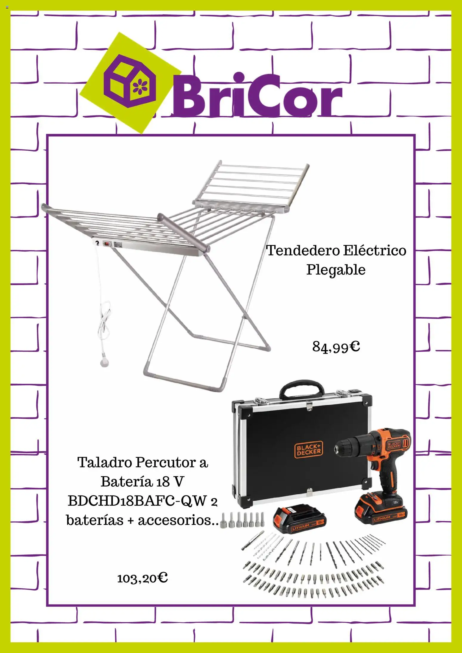 BriCor folleto │ válido desde el 03.03.2026 | Página: 4 | Productos: Tendedero, Batería