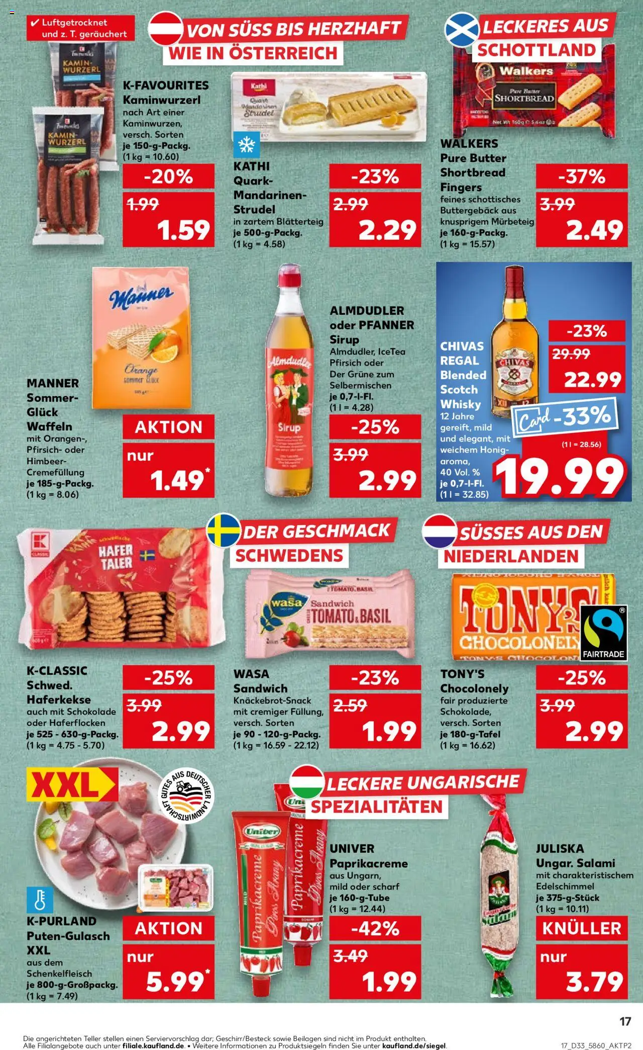  | Pagina: 17 | Producten: Salami, Sandwich, Whisky