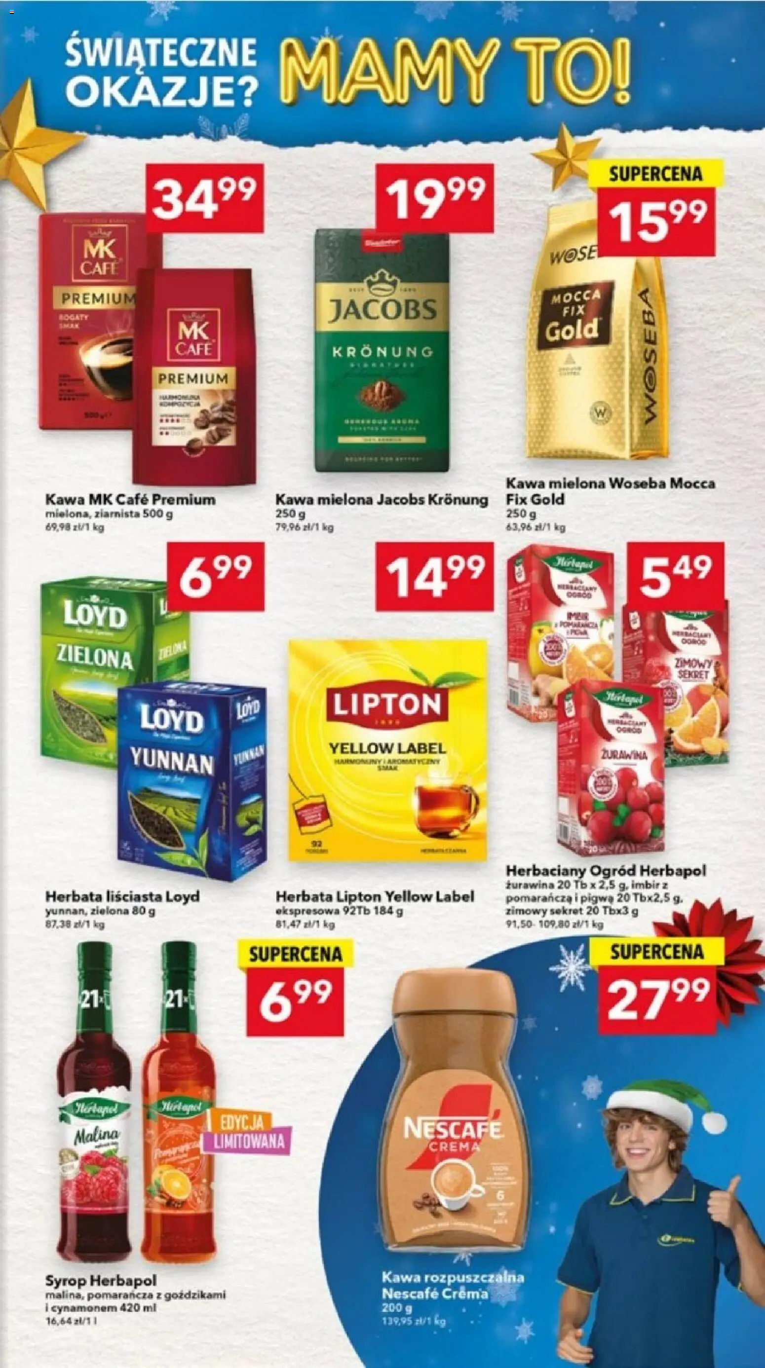 Lewiatan gazetka - Ostrów Wielkopolski od 04.12.2025 | Strona: 9 | Produkty: Syrop, Pigwa, Imbir, Kawa