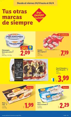 Vista previa Lidl Canarias válido desde el 20.04.2026 | Página: 33 | Productos: Queso, Pizza, Horno, Queso para untar