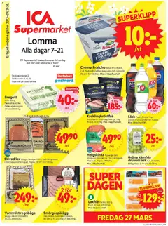 ICA Supermarket - Lomma - Förhandsvisning av reklamblad från butik ICA Supermarket aktuell från 23.03.2026