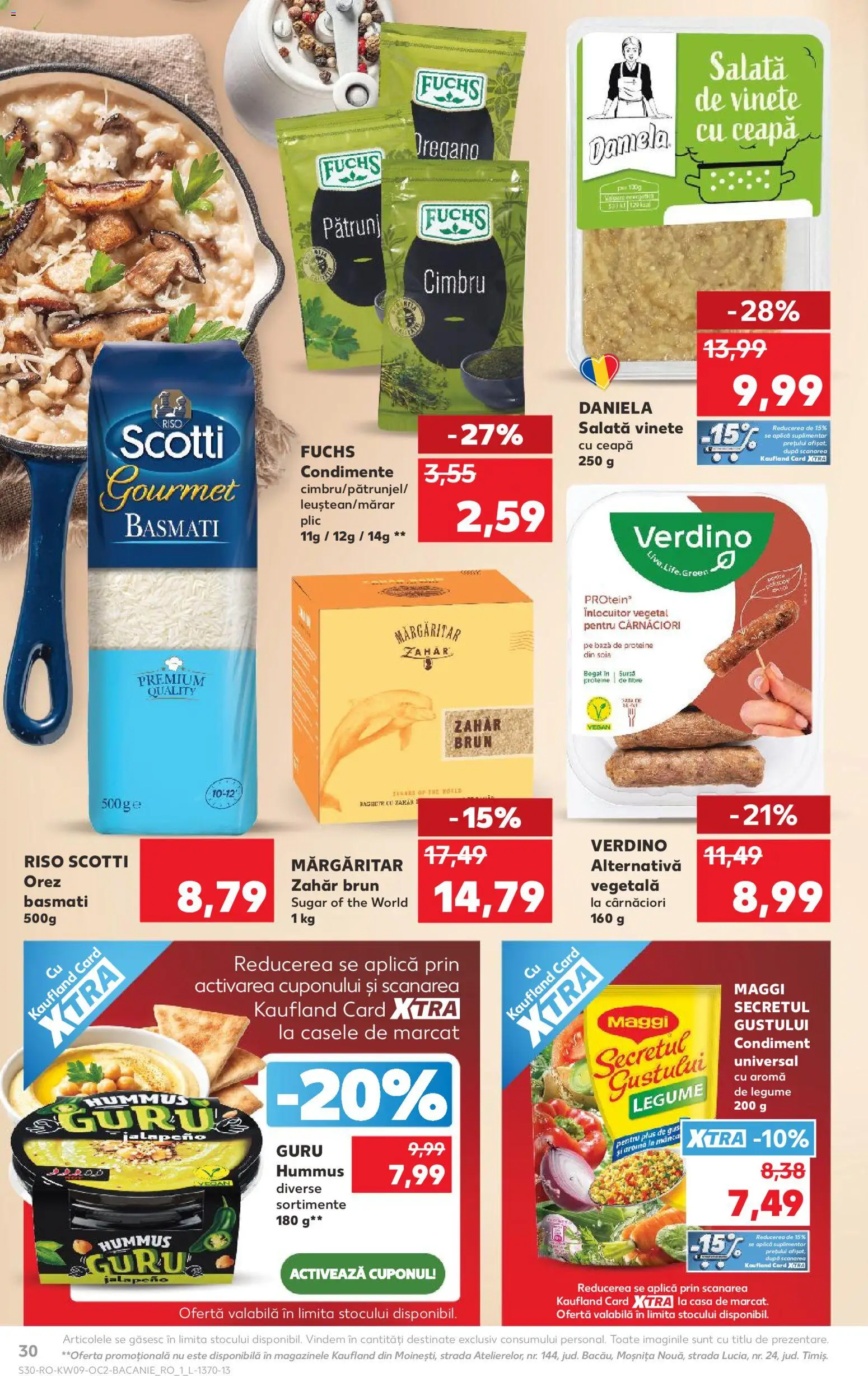 Noul catalog Kaufland – valabil de la 25.02.2026 | Pagină: 30 | Produse: Masaüstü kılıfı, Orez, Ceapă, Zahăr