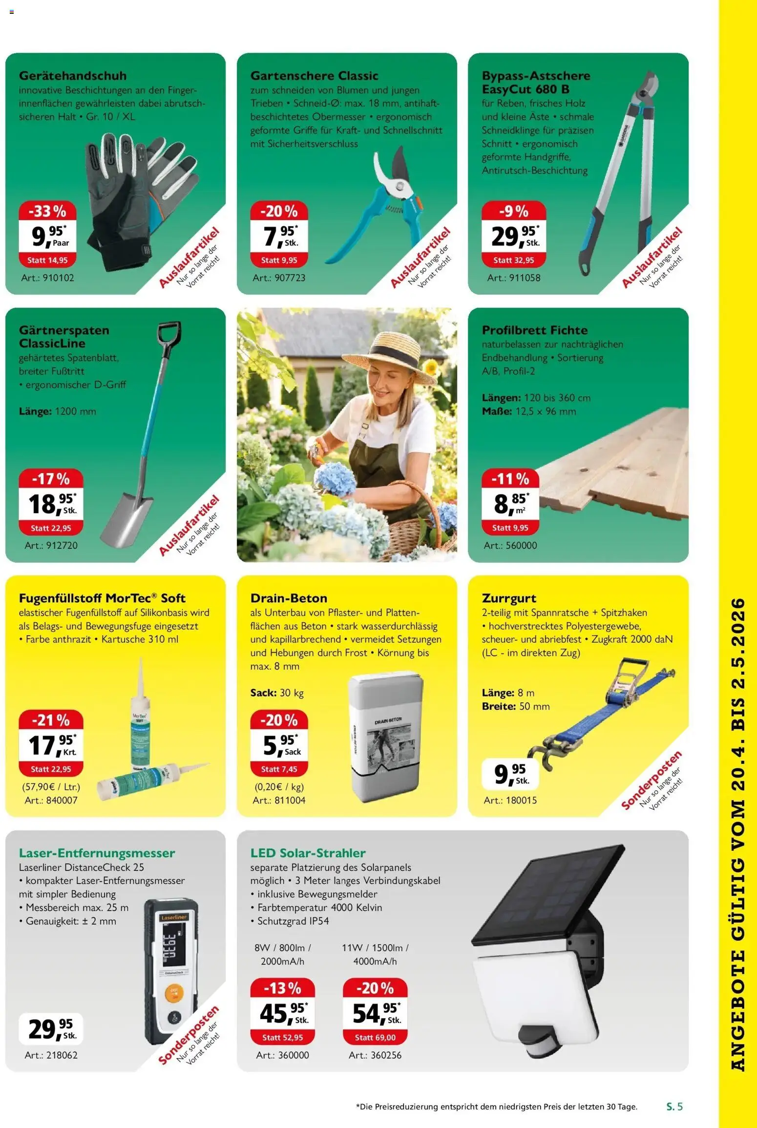 Angebote - Holz Possling: Preisaktion Angebote – gültig ab 19.04.2026 | Seite: 5 | Produkte: Blumen