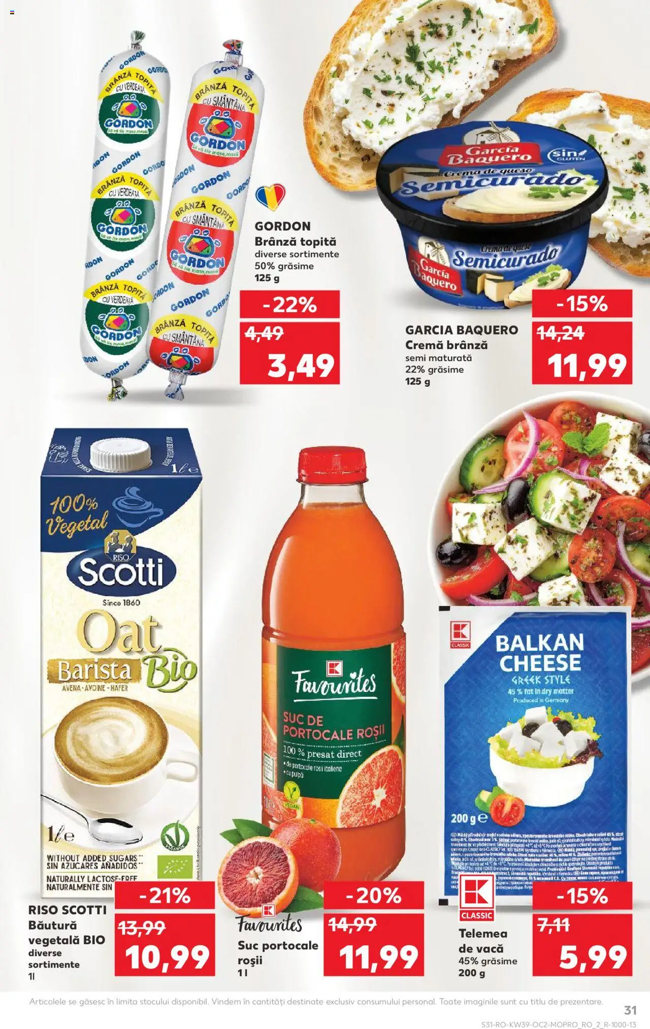 Kaufland RO akciós ujság - amely érvényes a következő dátumtól: 24.09.2025 | Oldal: 31