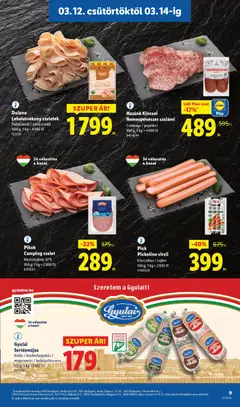 Pikok Camping szelet, Hústartalom: 87%, 100 g - amely érvényes a következő dátumtól: 12.03.2026 | Oldal: 9