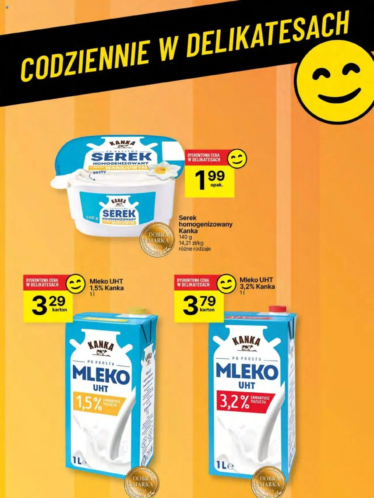 Delikatesy Centrum Gazetka - Sklepy Własne od 12.06.2025 | Strona: 52 | Produkty: Serek homogenizowany, Serek, Mleko