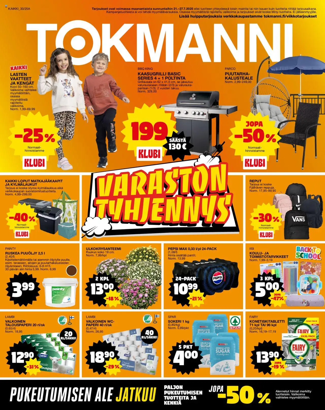  | Sivu: 1 | Tuotteet: WC, Vaatteet, Voi, Pepsi