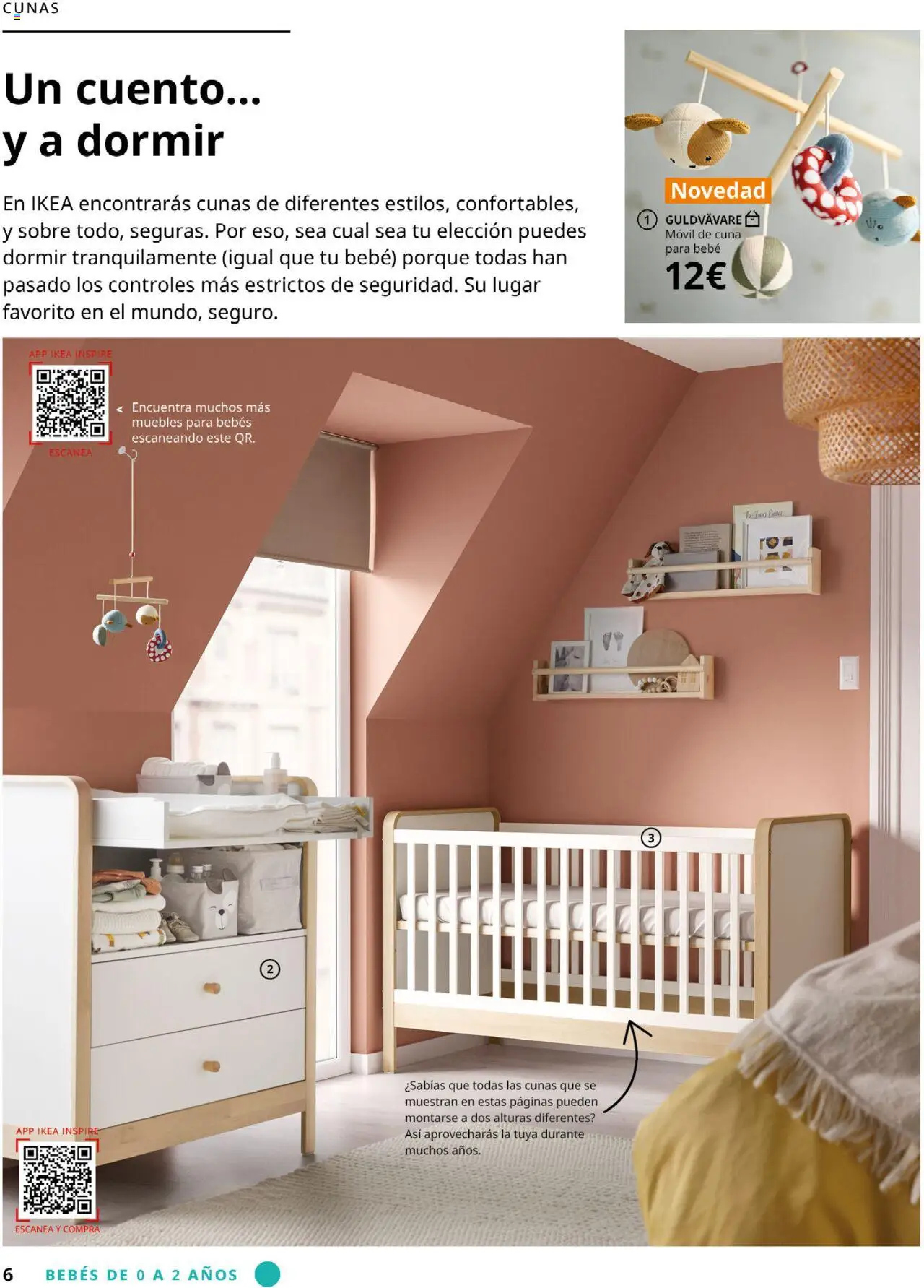Catálogo IKEA y los niños │ válido desde el 04.02.2025 | Página: 6 | Productos: Muebles, Cuna