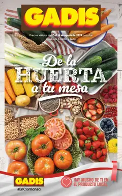 Vista previa Gadis folleto válido desde el 07.08.2025