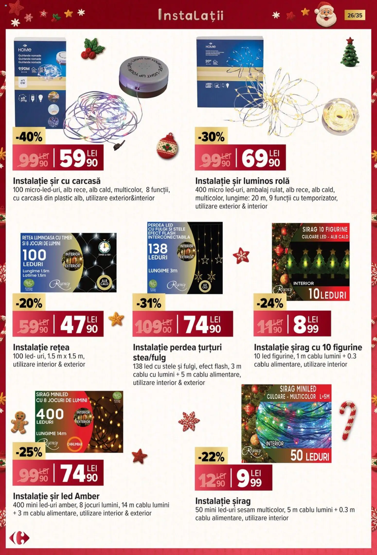 Noul catalog Carrefour – valabil de la 12.11.2025 | Pagină: 26 | Produse: Carcasă, Babak, Perdea, Fulgi