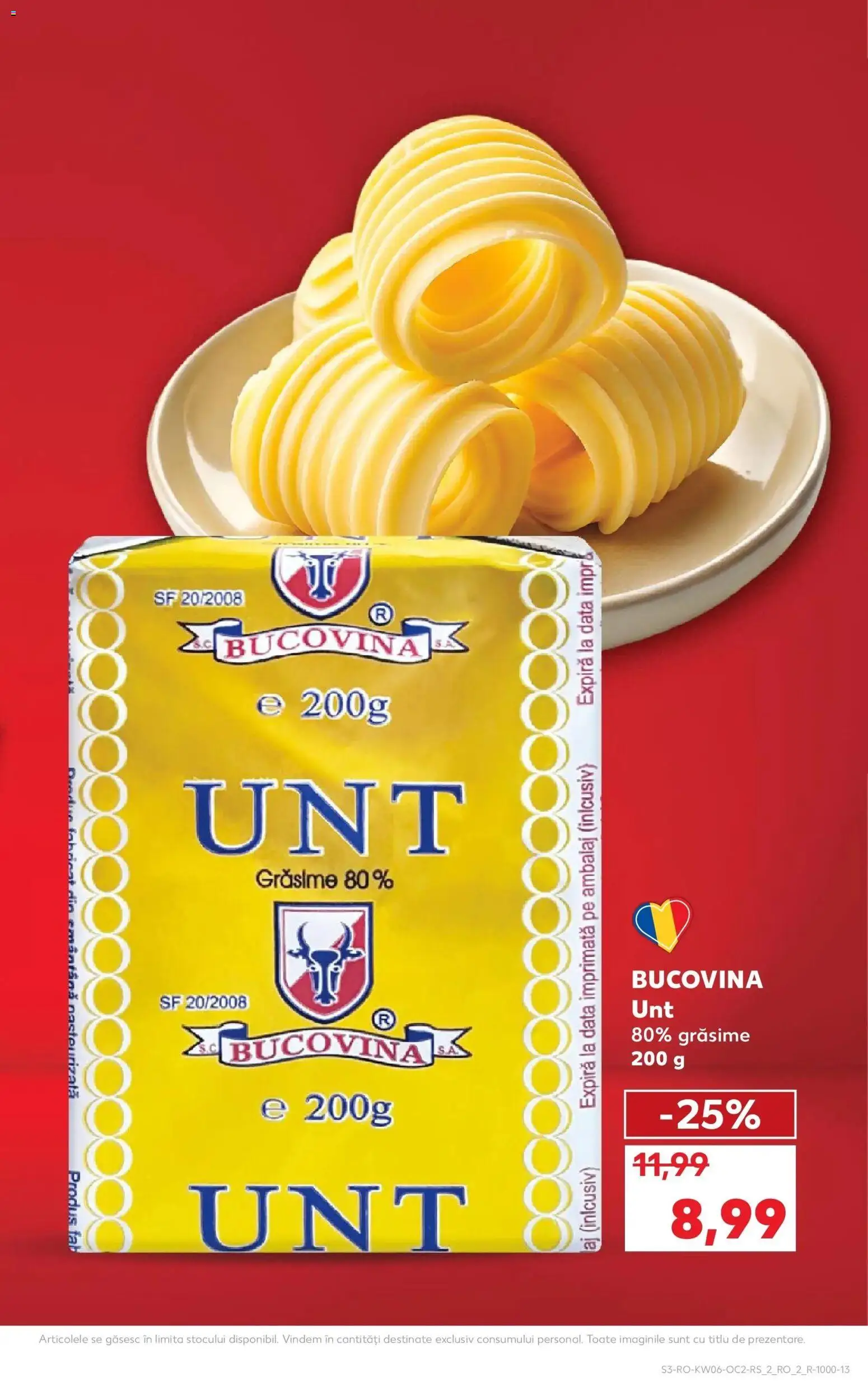Noul catalog Kaufland – valabil de la 04.02.2026 | Pagină: 3 | Produse: Unt