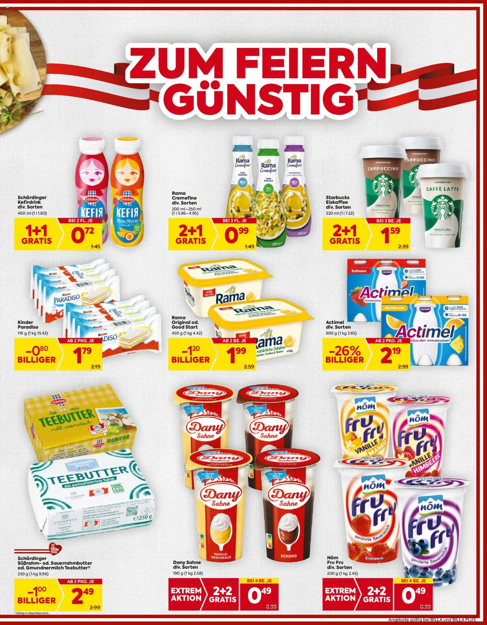 Billa Flugblatt - Oberösterreich gültig ab 23.10.2025 | Seite: 7 | Produkte: Sahne, Mango, Himbeere, Milch