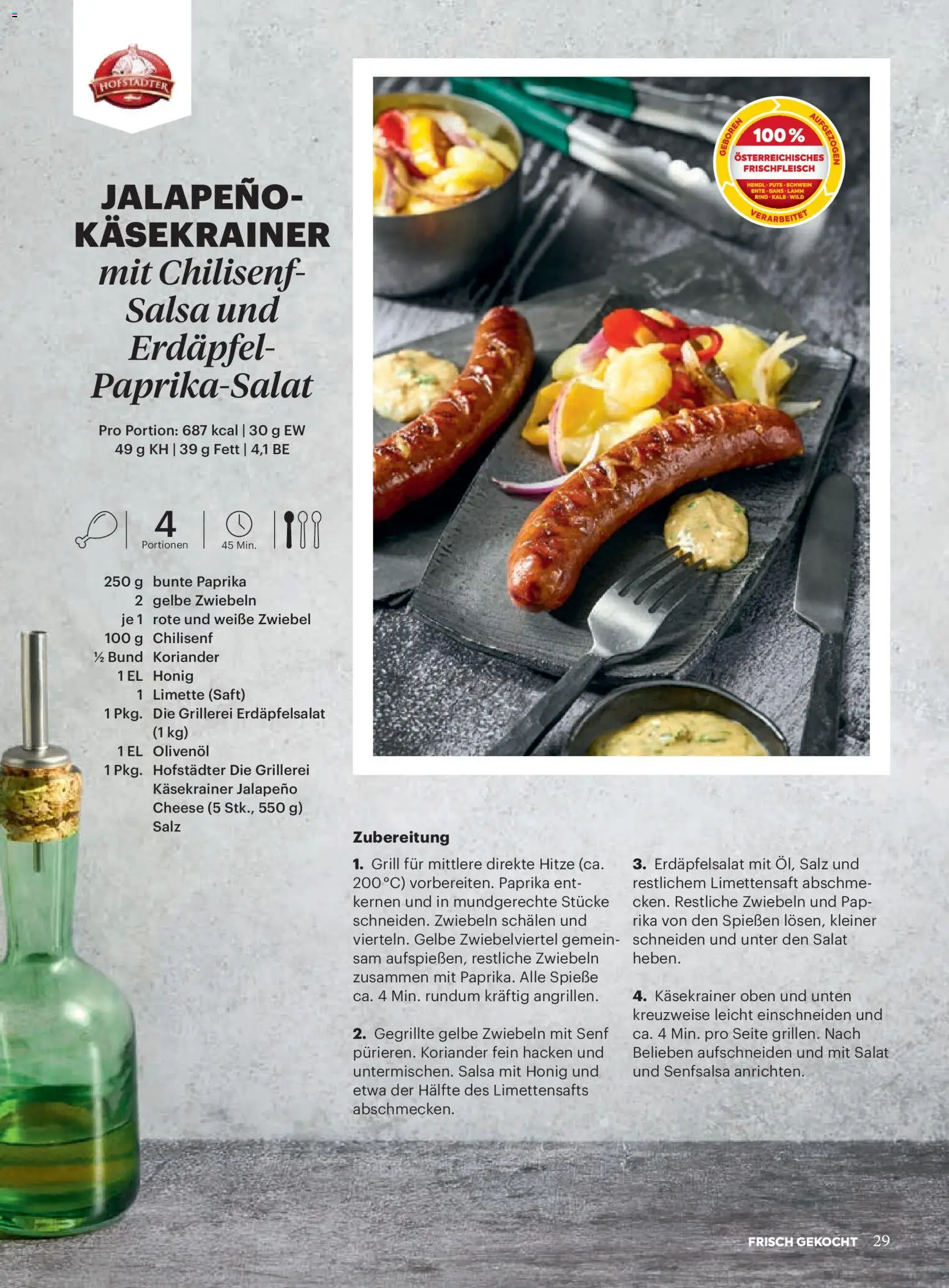 Billa Frisch Gekocht gültig ab 01.05.2026 | Seite: 29 | Produkte: Zwiebeln, Salz, Limette, Grill